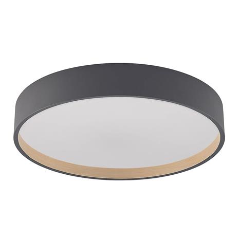 Lindby Todor -LED-kattovalaisin CCT, harmaa, 50 cm