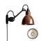 DCW - 304CA Seinävalaisin Raw Copper/White Lampe Gras – kuva 3