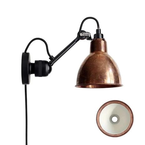 DCW - 304CA Seinävalaisin Raw Copper/White Lampe Gras