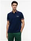 Tommy Hilfiger Rwb Collar/Cuff Detail Reg Polo - Navy - XXL