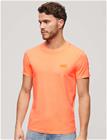 Superdry Essential Logo Emb Neon Tee - Orange - XXXL