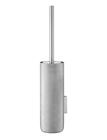 Blomus Wall-Mounted Toilet Brush - 49 Cm, Ø 8,5 Cm - Modo Rof - Stainless Steel - Silver - ONE SIZE