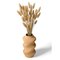 Simiu SCRUNCHED - Vase - 21cm - Beige – kuva 1