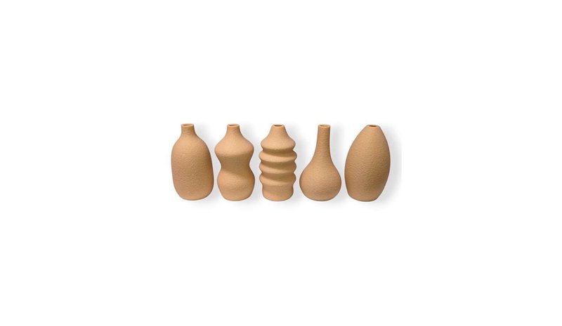 Simiu MINI VASES - 8 cm - 5 pcs - Light Peach – kuva 1/1