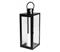 Sisustulyhty TOWER 38 cm musta – kuva 1