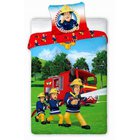Faro lasten vuodevaatesetti Fireman Sam, 160x200, 2-osainen