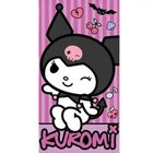 Hello Kitty Punk Kuromi kylpy- ja rantapyyhe 70×140 cm (nopeasti kuivuva)