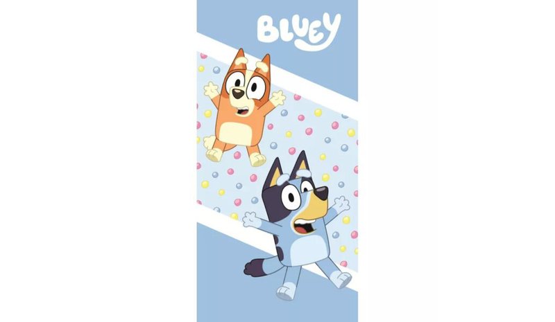 Bluey kylpy- ja rantapyyhe 70×140 cm