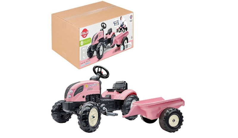 Falk Country Star Tractor with Trailer