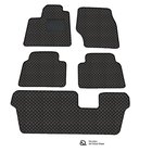 Lattiamatot QuiltyMats Opel Zafira Life 2019-2024 (1., 2. ja 3. rivi) (4 kpl), Musta-Musta /11-MAX5