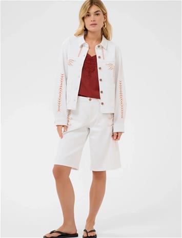 Cream Crbotilde Denim Jacket - White - 46 – kuva 1/3