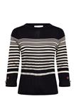 BUSNEL Helia Top Striped - Navy - 34