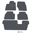 Lattiamatot QuiltyMats Opel Zafira Life 2019-2024 (I, II ja III rivi) (4 kpl), T.harmaa-Harmaa /33-MAX5