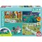 Schmidt Forest and Meadow Animals 3x24p palapeli – kuva 1