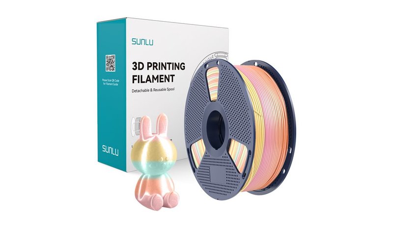 Sunlu PLA+ silkkifilamentti (Rainbow) 05 – kuva 1/4