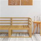 vidaXL Ulkona Kulmasohva valkoinen 83 x 83 x 73 cm