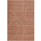 Ferm Living Gesso Matto 170x240 Cm Terracotta - Kuviolliset matot Villa Luonnonvalkoinen - 1104271122
