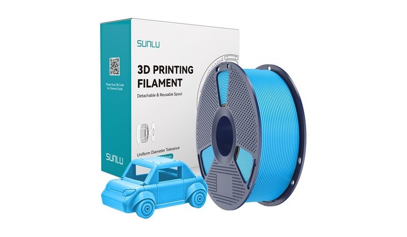 Sunlu PETG-filamentti (syaani) – kuva 1/4