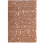 Ferm Living Gesso Matto 140x200 Cm Terracotta - Kuviolliset matot Villa Luonnonvalkoinen - 1104271121