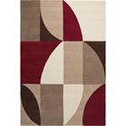 Decotique Window matto 250x350 Cm Burgundinpunainen - Kuviolliset matot Villa Burgundy - WINEREDWIND250X350