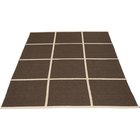 Pappelina Criss Muovimatto Dark Brown / Cream 180x260 Cm - Kuviolliset matot Pvc Kerma - CR6F1826