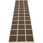 Pappelina Criss Muovimatto Dark Brown / Cream 70x300 Cm - Kuviolliset matot Pvc Kerma - CR6F730
