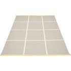 Pappelina Criss Muovimatto Linen / Vanilla / Pale Yellow 180x260 Cm - Kuviolliset matot Pvc Vanilja - CR9F1826