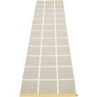 Pappelina Criss Muovimatto Linen / Vanilla / Pale Yellow 70x300 Cm - Kuviolliset matot Pvc Vanilja - CR9F730