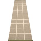 Pappelina Criss Muovimatto Potato / Cream / Pine 70x300 Cm - Kuviolliset matot Pvc Kerma - CR6P730