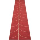 Pappelina Leif Muovimatto Berry / 70x360 Cm - Kuviolliset matot Pvc Beige - LE2B736