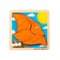 Bigjigs Wooden Shape Puzzle Pterodactyl - 4 pcs. – kuva 1