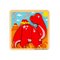 Bigjigs Wooden Shape Puzzle Diplodocus - 4 pcs. – kuva 1