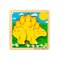 Bigjigs Wooden Shape Puzzle Stegosaurus - 4 pcs. – kuva 1