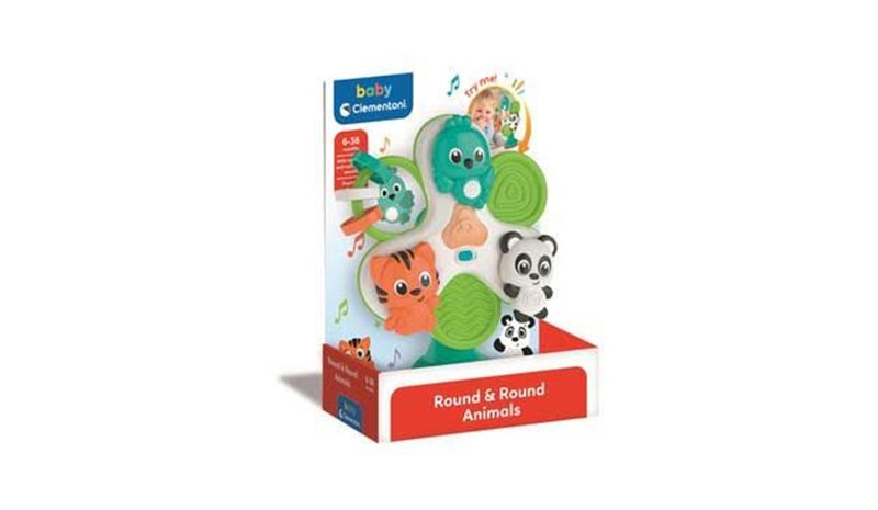 Clementoni New Round&Round Animals