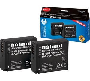 Hähnel Panasonic HL-PLG10HP Twin Pack akku