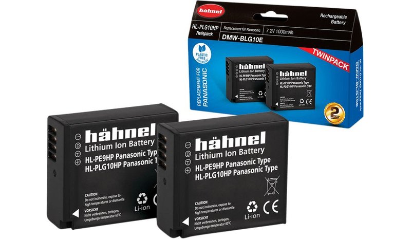 Hähnel Panasonic HL-PLG10HP Twin Pack akku