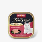 Animonda Vom Feinsten Adult Mild Menu Turkey with Tomatoes, Kissan märkäruoka, 100 g