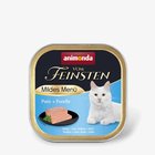 Animonda Vom Feinsten Adult Patä© Mild Menu Turkey + Trout, Kissan märkäruoka, Sensitive, 100 g