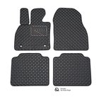 Kumimatot QuiltyMats Citroen C5 Aircross 2017-2025 (4 kpl), Musta-Harmaa /13-16