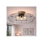 Brilagi - Kattovalaisin WOODY BASKET 3xE27/60W/230V halkaisija 80 cm tammi