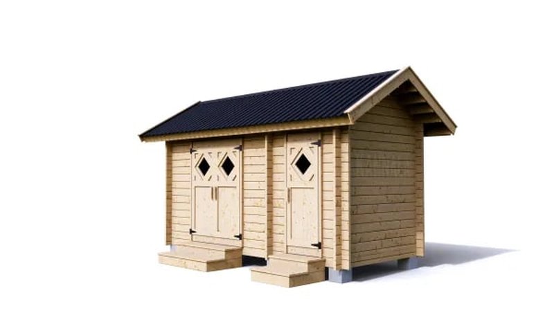 Kannala 8,5m² varasto-puucee – kuva 1/1