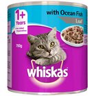 Whiskas Adult 1+, Kissan märkäruoka, 400 g