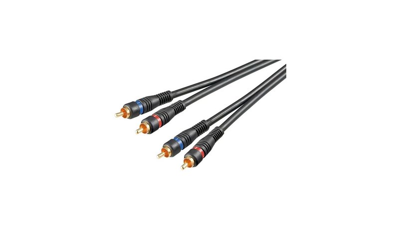 Pro RCA Stereo -kaapeli - Suojattu - 2m