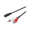 Pro MiniJack (F) - 2xRCA (M) - 1.4m – kuva 1