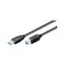 Pro USB-A <-> USB-B 3.0 - 1m - Musta – kuva 1