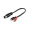 Pro DIN 5 pins m - 2xRCA F - 0.2m – kuva 1