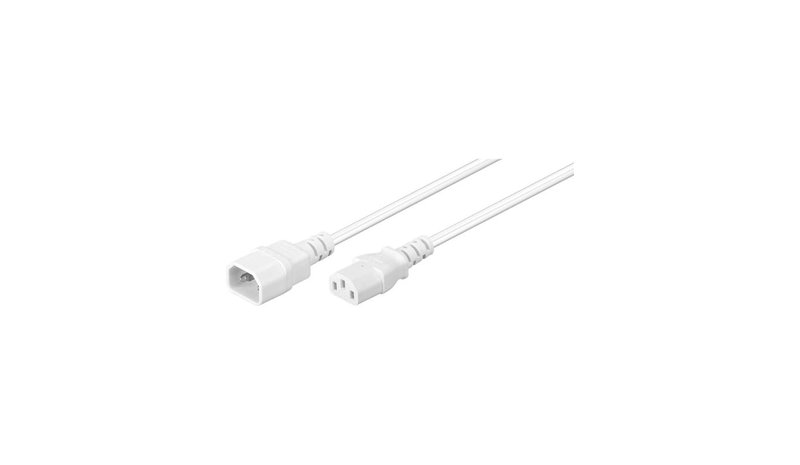 Pro Power cable C14 - C13 - Valkoinen - 1m – kuva 1/1