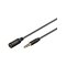 Pro MiniJack 3.5mm Ext. 3P - Musta - 1,5 m – kuva 1