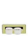 Anna + Nina Perfect Morning Tea Mug Set Of 2 - White - ONE SIZE