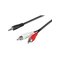 Pro MiniJack - 2xRCA - Musta - 0.5m – kuva 1